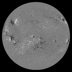 Image of Sun's magnetic field