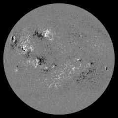 Image of Sun's magnetic field