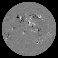 Image of Sun's magnetic field