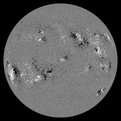 Image of Sun's magnetic field