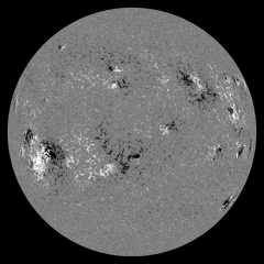 Image of Sun's magnetic field