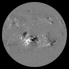 Image of Sun's magnetic field