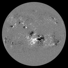 Image of Sun's magnetic field