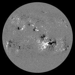 Image of Sun's magnetic field