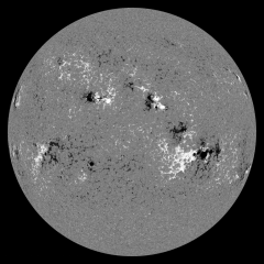 Image of Sun's magnetic field