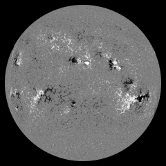 Image of Sun's magnetic field