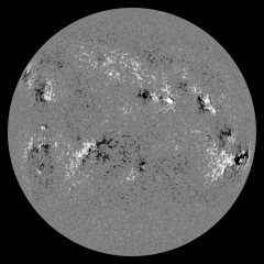 Image of Sun's magnetic field