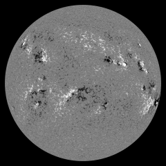 Image of Sun's magnetic field