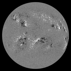 Image of Sun's magnetic field