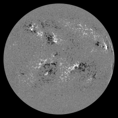 Image of Sun's magnetic field