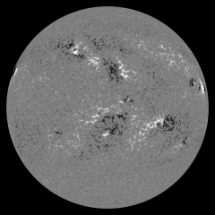 Image of Sun's magnetic field