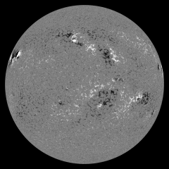 Image of Sun's magnetic field