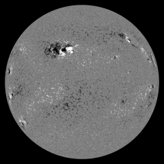 Image of Sun's magnetic field