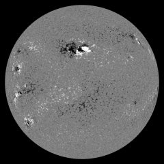 Image of Sun's magnetic field