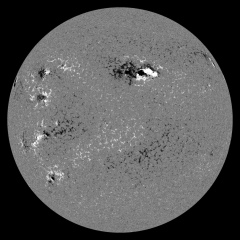 Image of Sun's magnetic field