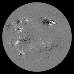 Image of Sun's magnetic field