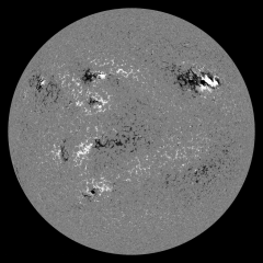 Image of Sun's magnetic field