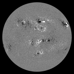 Image of Sun's magnetic field