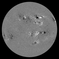 Image of Sun's magnetic field