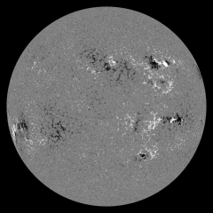 Image of Sun's magnetic field