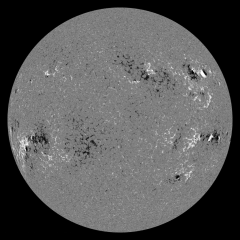 Image of Sun's magnetic field