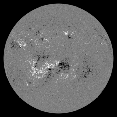 Image of Sun's magnetic field