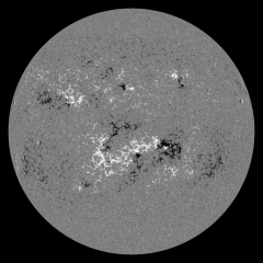 Image of Sun's magnetic field