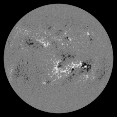 Image of Sun's magnetic field