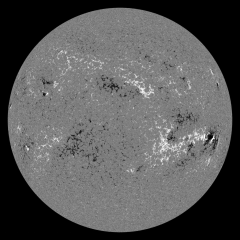 Image of Sun's magnetic field