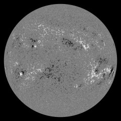 Image of Sun's magnetic field