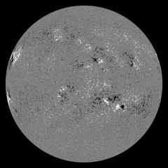 Image of Sun's magnetic field