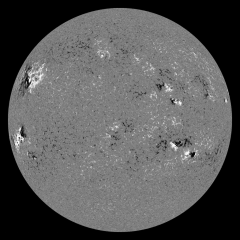 Image of Sun's magnetic field