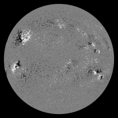 Image of Sun's magnetic field