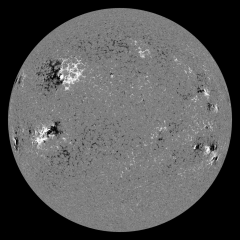 Image of Sun's magnetic field