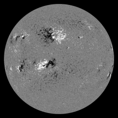 Image of Sun's magnetic field