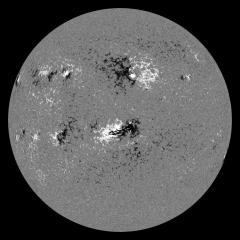 Image of Sun's magnetic field