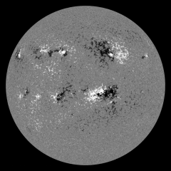 Image of Sun's magnetic field