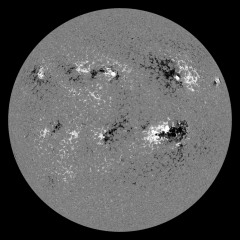 Image of Sun's magnetic field