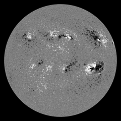 Image of Sun's magnetic field