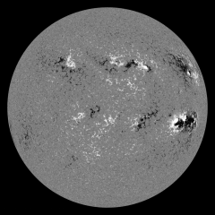 Image of Sun's magnetic field