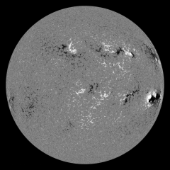 Image of Sun's magnetic field