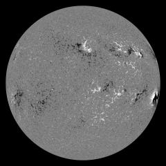 Image of Sun's magnetic field