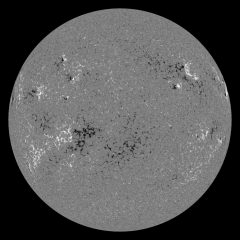 Image of Sun's magnetic field