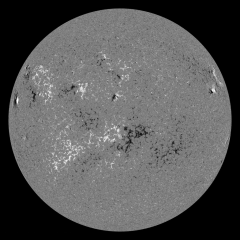 Image of Sun's magnetic field