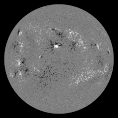 Image of Sun's magnetic field