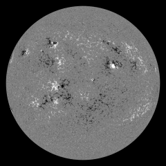 Image of Sun's magnetic field