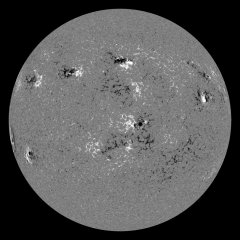 Image of Sun's magnetic field