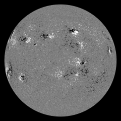 Image of Sun's magnetic field