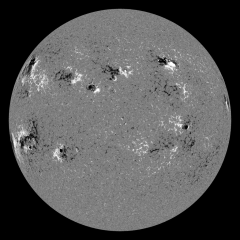 Image of Sun's magnetic field