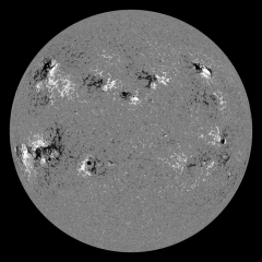 Image of Sun's magnetic field